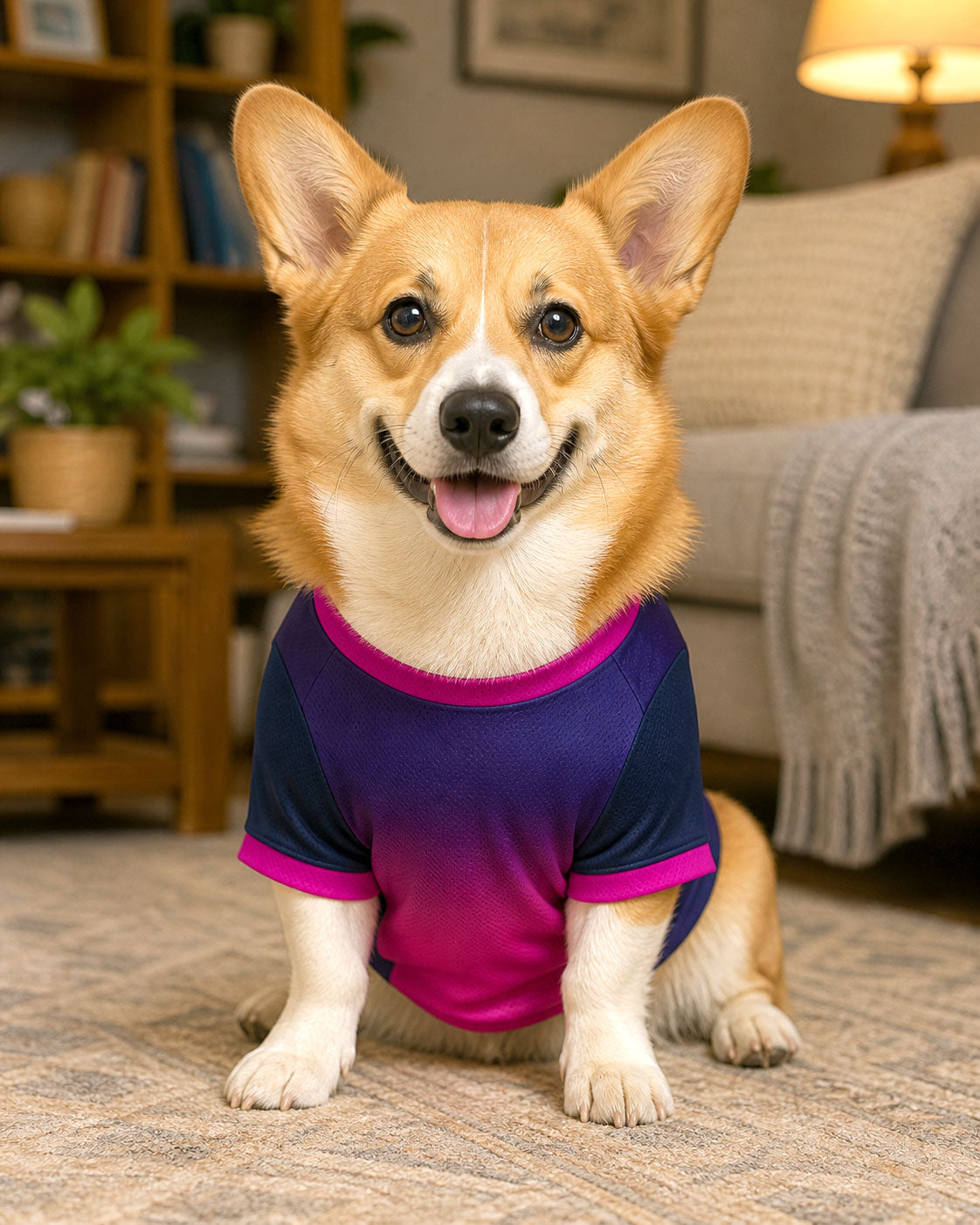 Rajasthan Loyals – Customised IPL Cricket Dog Jersey | Personalised Pet Name