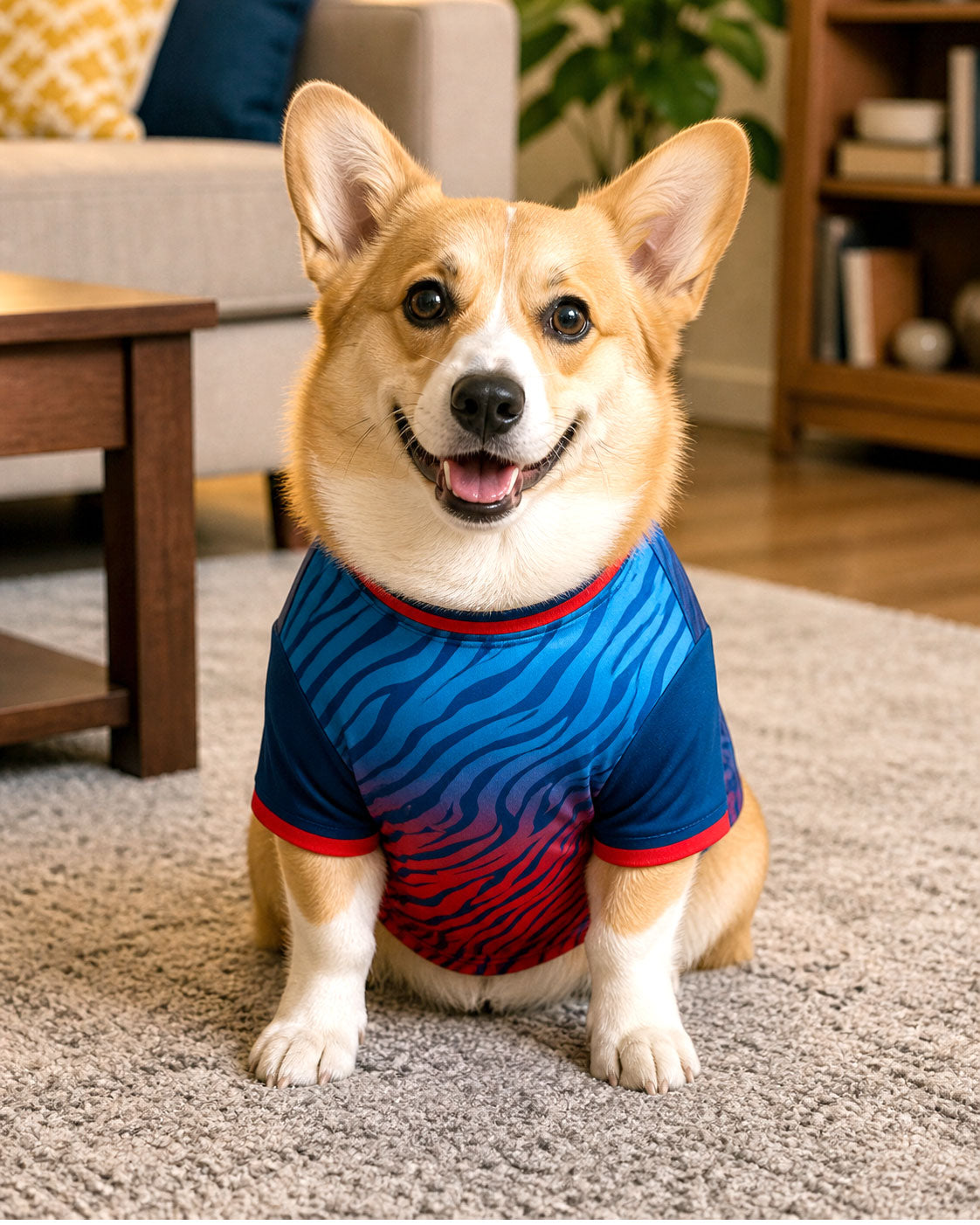 Delhi Capitails – Customised IPL Cricket Dog Jersey | Personalised Pet Name